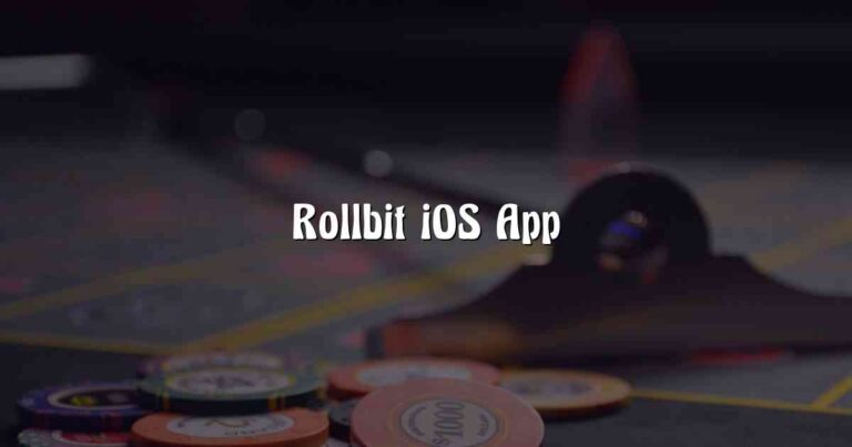 Rollbit iOS App